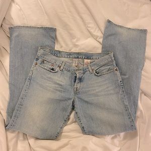 Lucky Brand Dungarees Y2K LowRise Flare/Bootcut Jeans Sz 32
